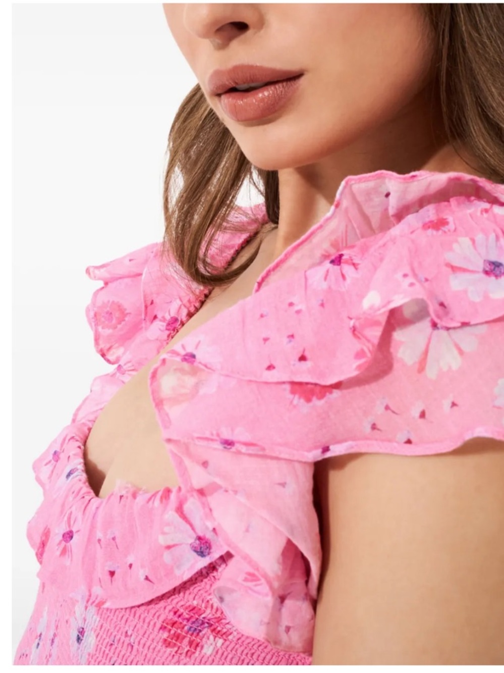 LoveShackFancy Pink Floral Mini Dress - Picture 10 of 10